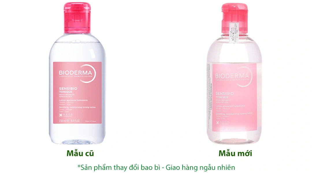 Nước cân bằng Bioderma Sensibio Tonique dưỡng ẩm và làm dịu da chai 250ml - 
